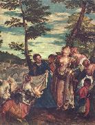 Paolo Veronese Rettung des Mosesknaben aus den Fluten des Nils oil painting on canvas